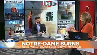 The world reacts to the fire in Paris' Notre-Dame Cathedral