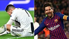 Champions League: Messi IN, Ronaldo OUT