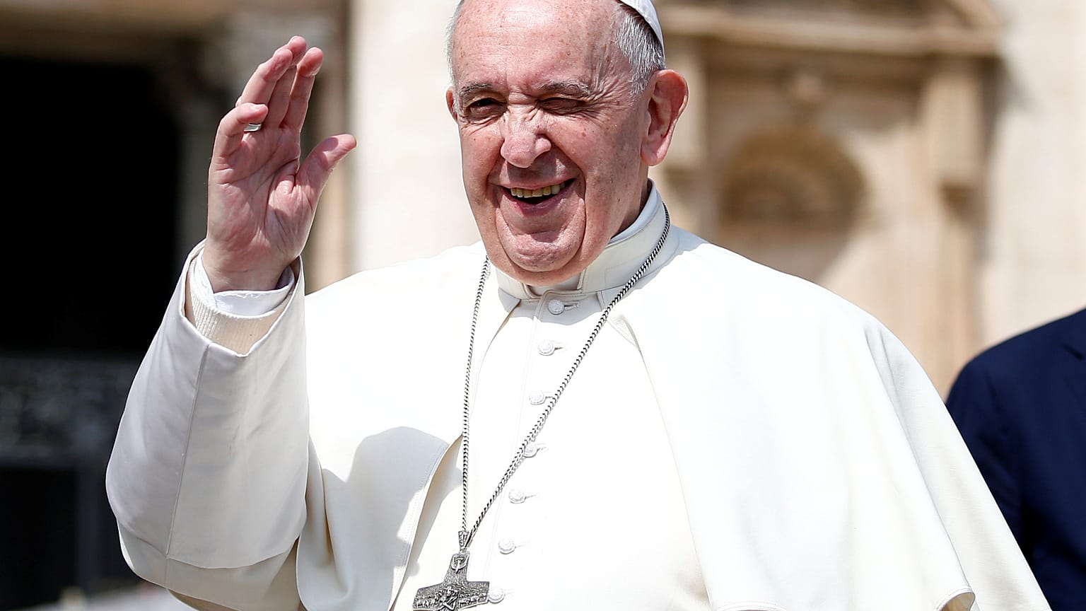 Le pape François, ce mercredi 17/04/2019