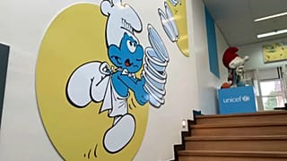 The Smurfs join the EU's fight against ocean waste