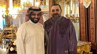 تركي آل شيخ بصحبة الملك محمد السادس