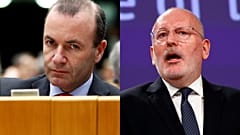 Elezioni europee: confronto tra Weber e Timmermans