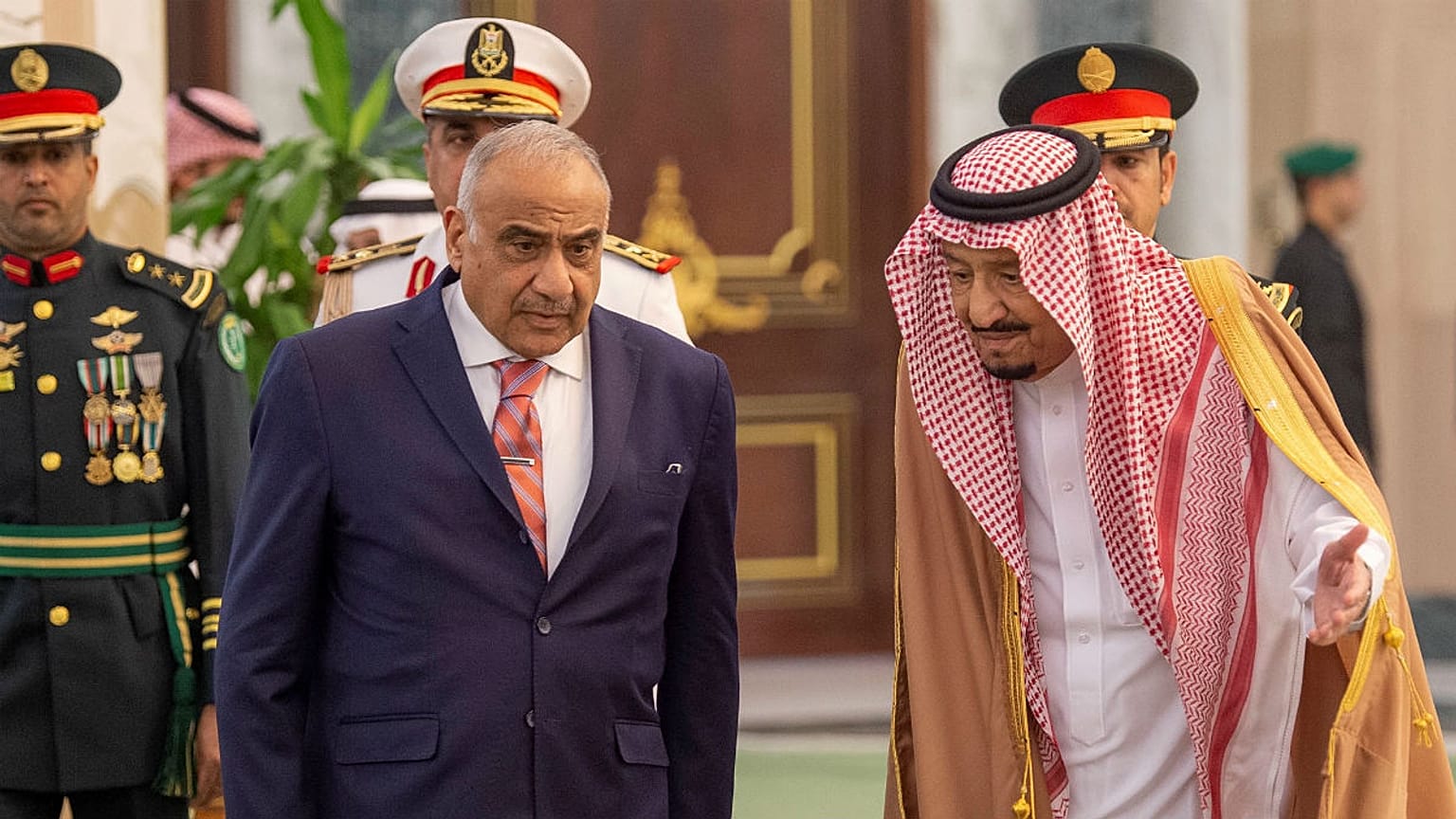 دیدارهای نخست وزیر عراق با ملک و محمد بن سلمان در ریاض 