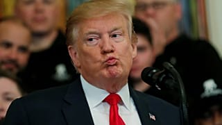Trump was in defiant mood following the publication of the report