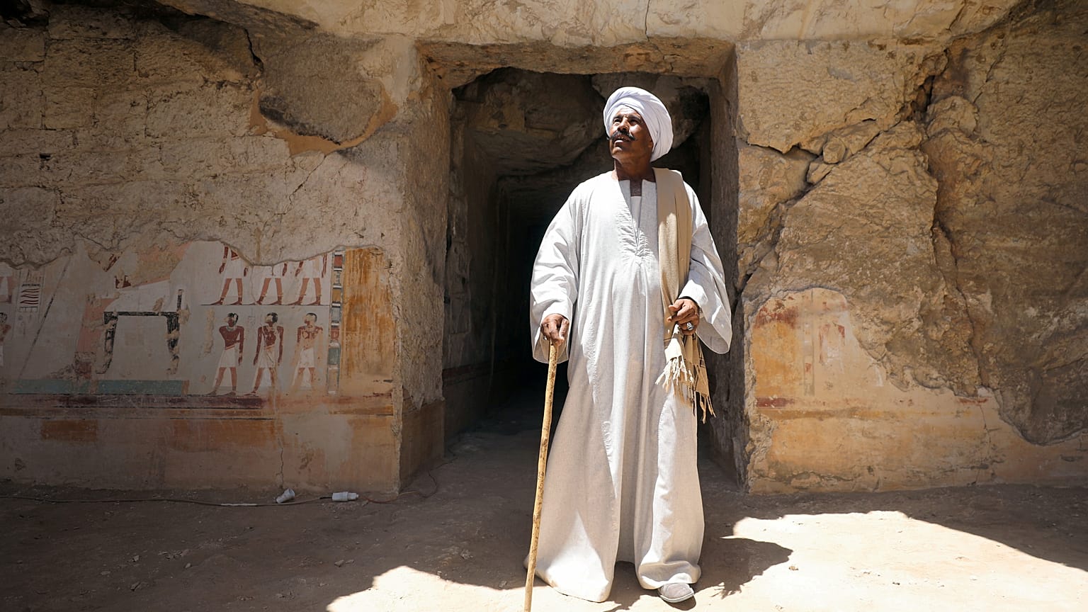 علي فاروق كبير عمال الحفريات الأثرية 