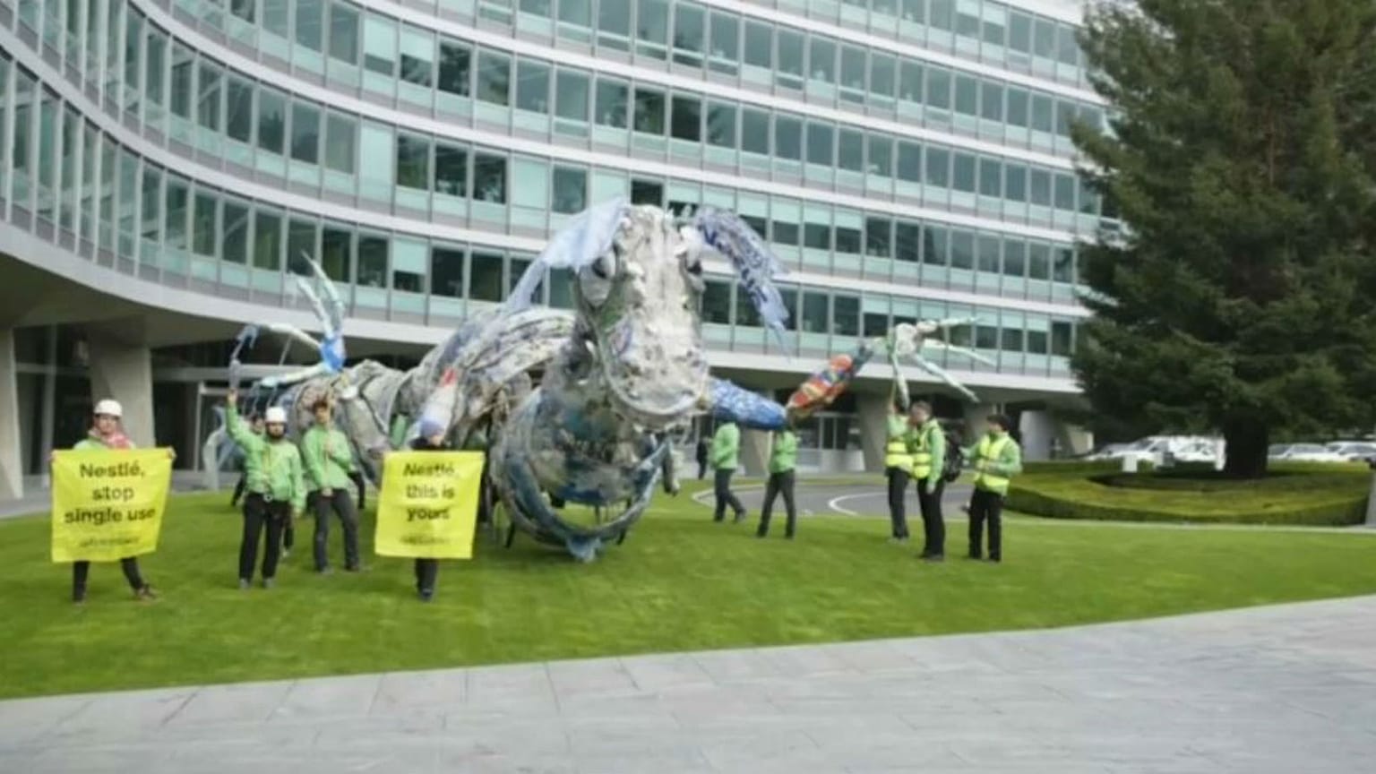 Green campaigners accuse Nestlé over single-use plastics