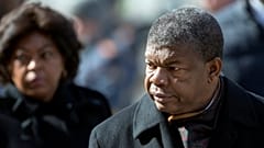 João Lourenço e a primeira-dama durante a recente visita à Rússia