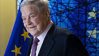 Soros György Brüsszelben