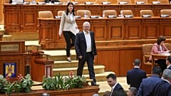 Voting session on the changes to the criminal codes in Romania's parliament