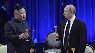 Vladimir Putin and Kim Jong Un discuss security guarantees in first summit