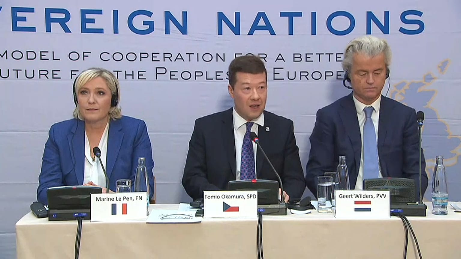 Europe's far-right leaders plead for unity in Prague rally ahead of EU elections