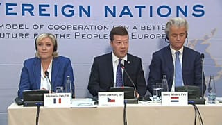 Europe's far-right leaders plead for unity in Prague rally ahead of EU elections