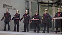 Extinction Rebellion: Activists block doors of London Stock Exchange in climate protest