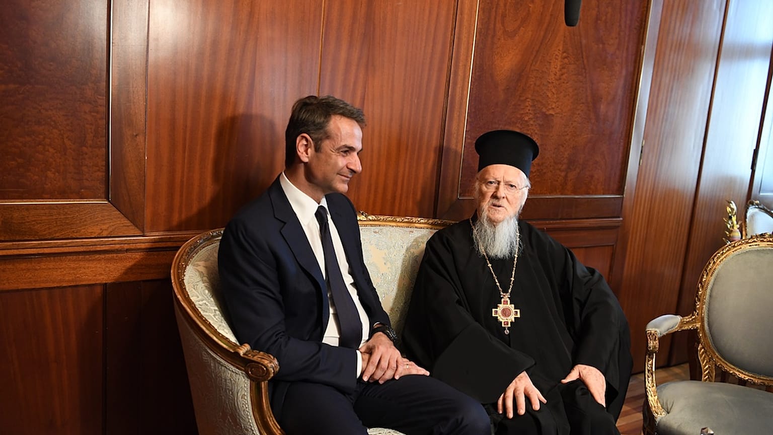 Συνάντηση Μητσοτάκη-Βαρθολομαίου στο Φανάρι