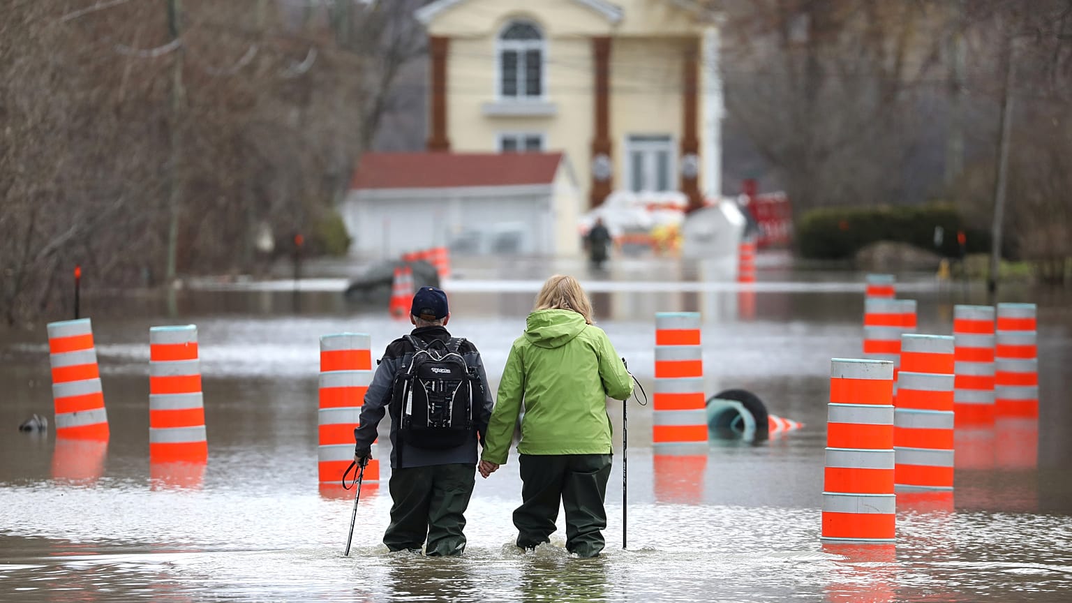 Inondations à Gatineau (Québec, Canada), 24 avril 2019