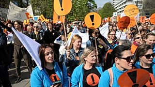 Felfüggesztett lengyel pedagógussztrájk