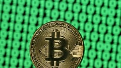 شعار عملة بتكوين الرقمية