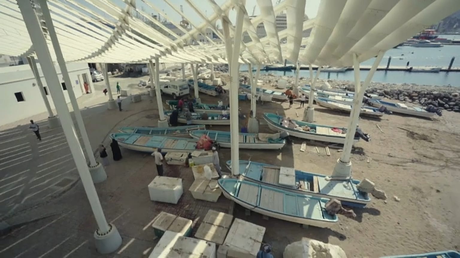Muttrah fish market in Muscat has been designed for tourism and tradition