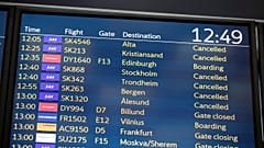Pilotenstreik bei SAS: Fast 600 Flüge am Sonntag gestrichen