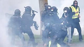 Confrontos com coletes amarelos em Estrasburgo