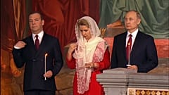 La messe de la Pâque orthodoxe célébrée à Moscou samedi soir