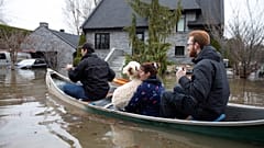 Diez mil evacuados por las crecidas en el este de Canadá