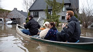 Diez mil evacuados por las crecidas en el este de Canadá