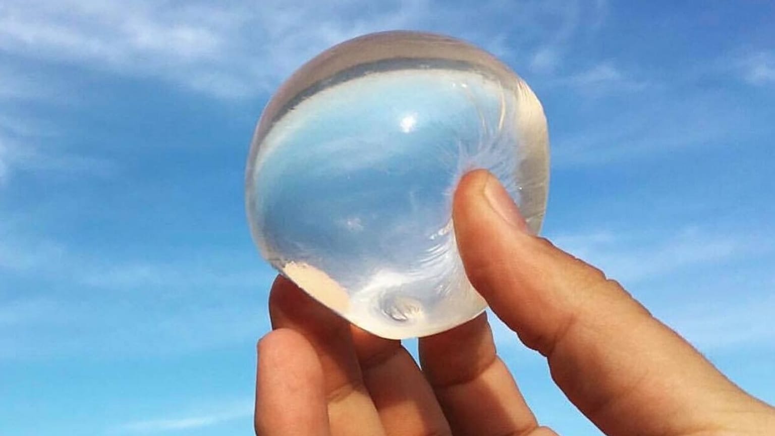 Seaweed water pouch