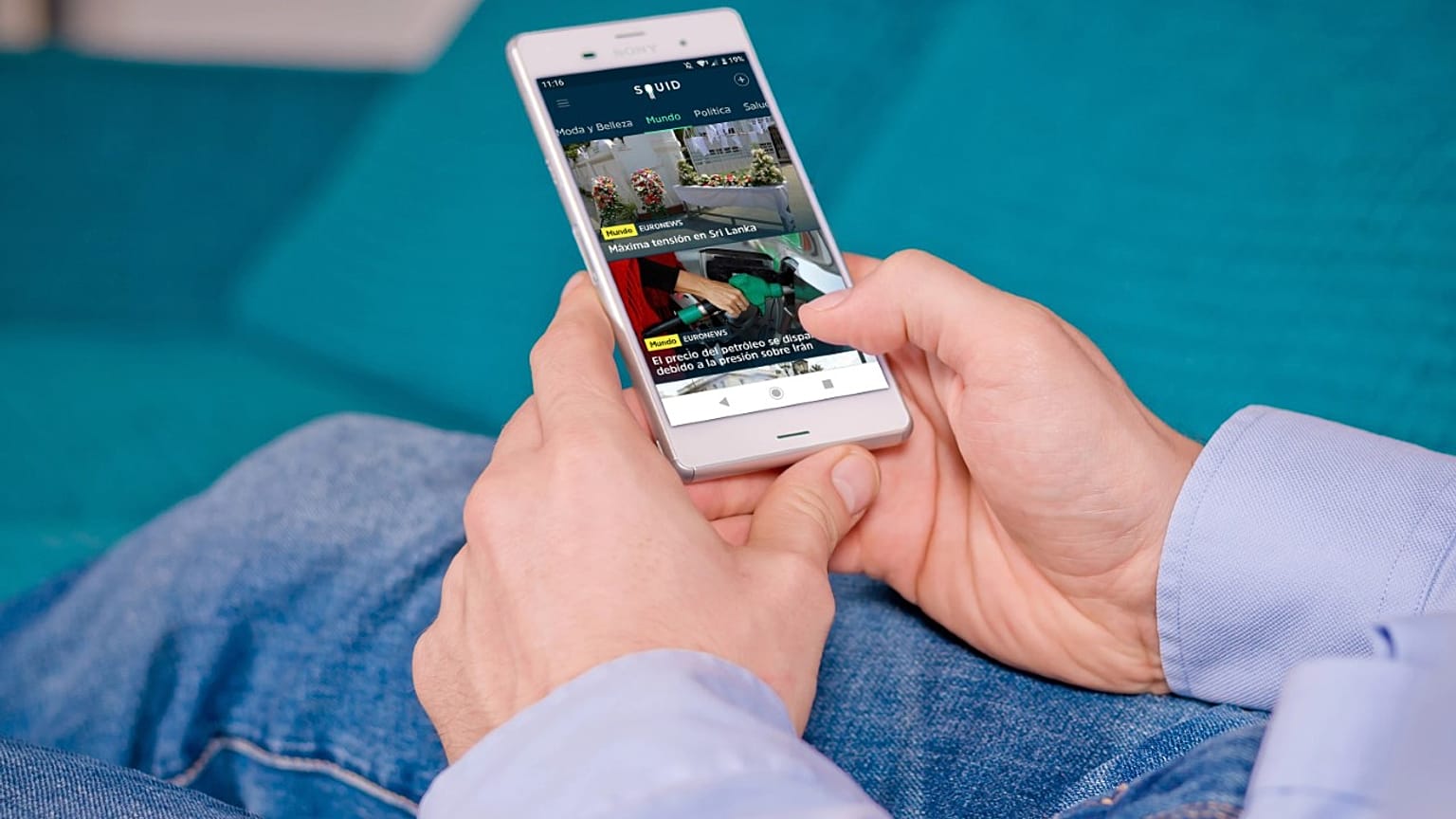 Euronews está disponible en Squid, la app de noticias personalizadas