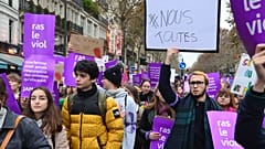 November 2018 demonstration against sexual violence in France.