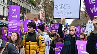 November 2018 demonstration against sexual violence in France.
