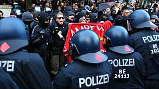 Manifestants à Berlin, le 1er mai 2019