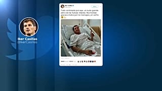 Infarktus után: Casillas jól van, már mosolyogni is tud