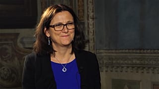 Malmstrom: "sería muy perjudicial para EEUU y para nosotros si nos imponemos aranceles"