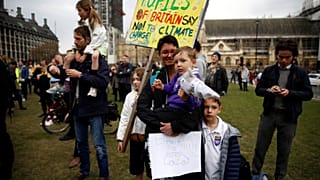Klimaschutzaktivisten in London
