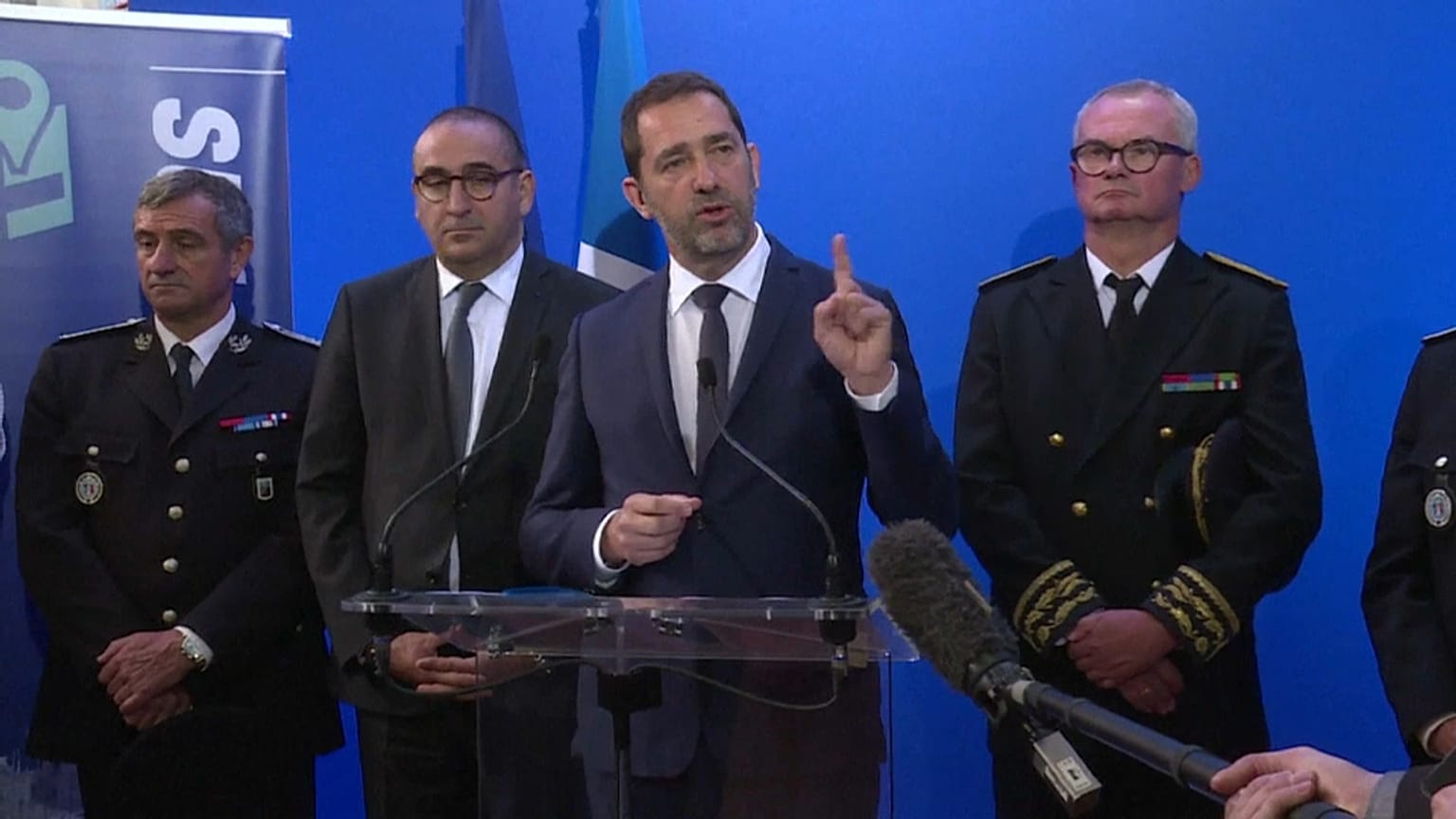 Le ministre français de l'Intérieur, en déplacement à Toulon, 03/05/2019