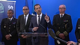Le ministre français de l'Intérieur, en déplacement à Toulon, 03/05/2019