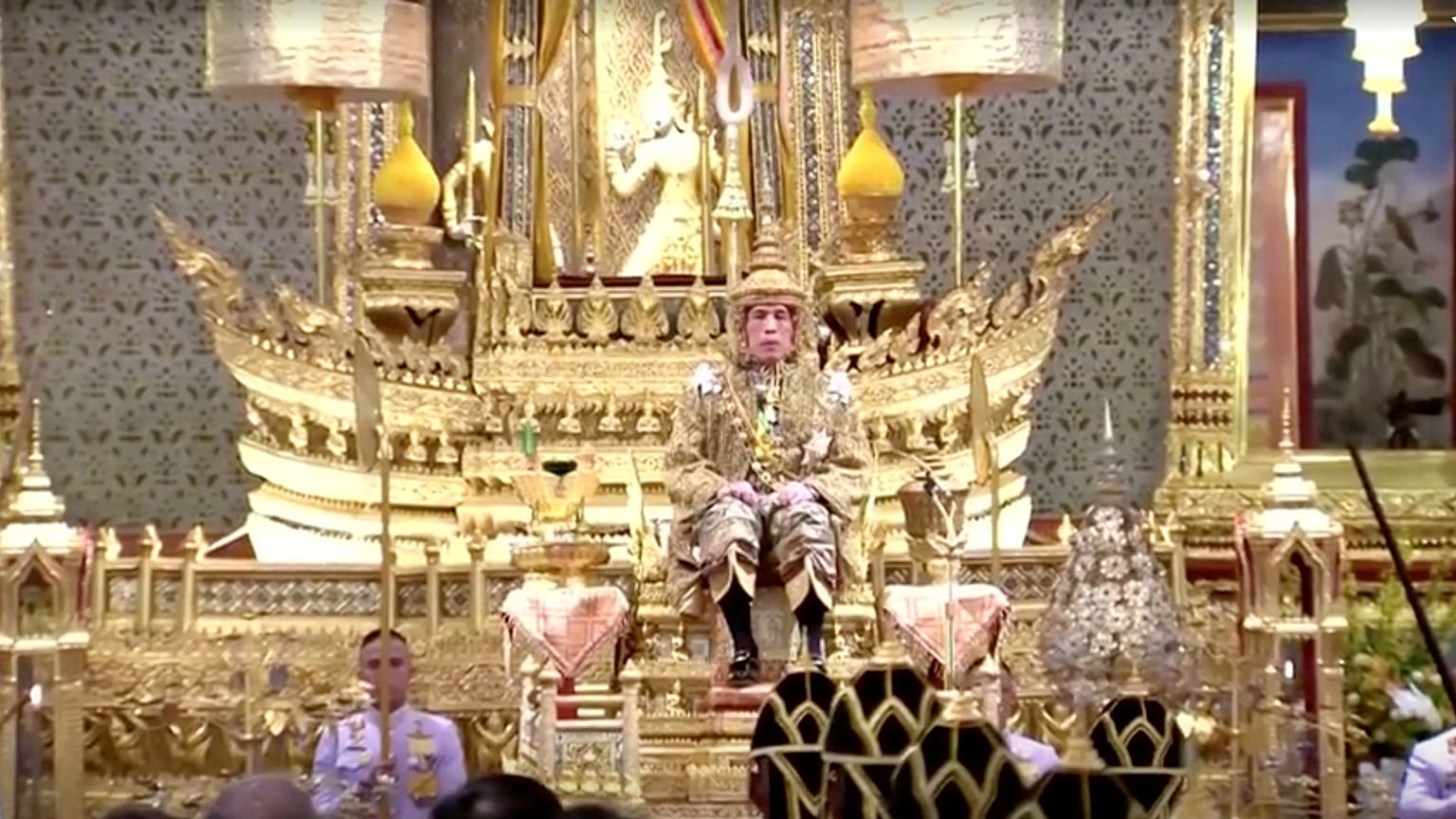 Koronázási szertartás Thaiföldön