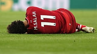 محمد صلاح بعد إصابته