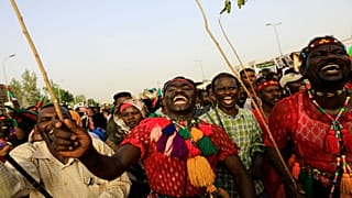 متظاهرون في السودان