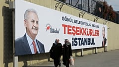 Istanbuler Wahlplakat im April