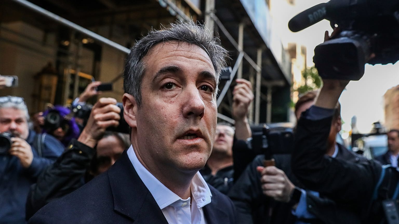 Michael Cohen left home for jail