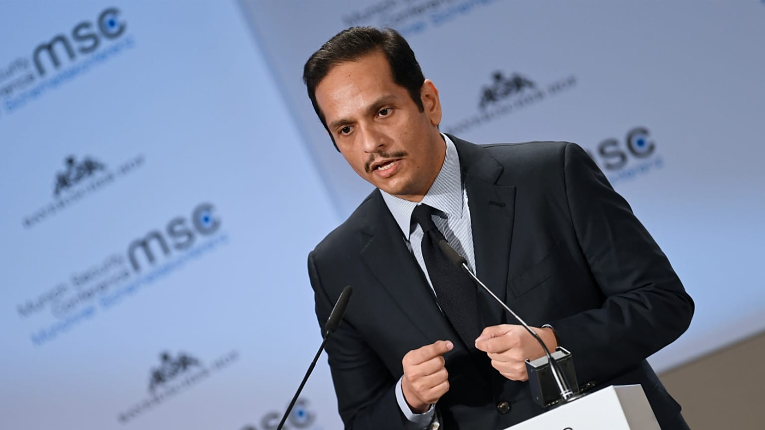 وزير الخارجية القطري الشيخ محمد بن عبد الرحمن آل ثاني