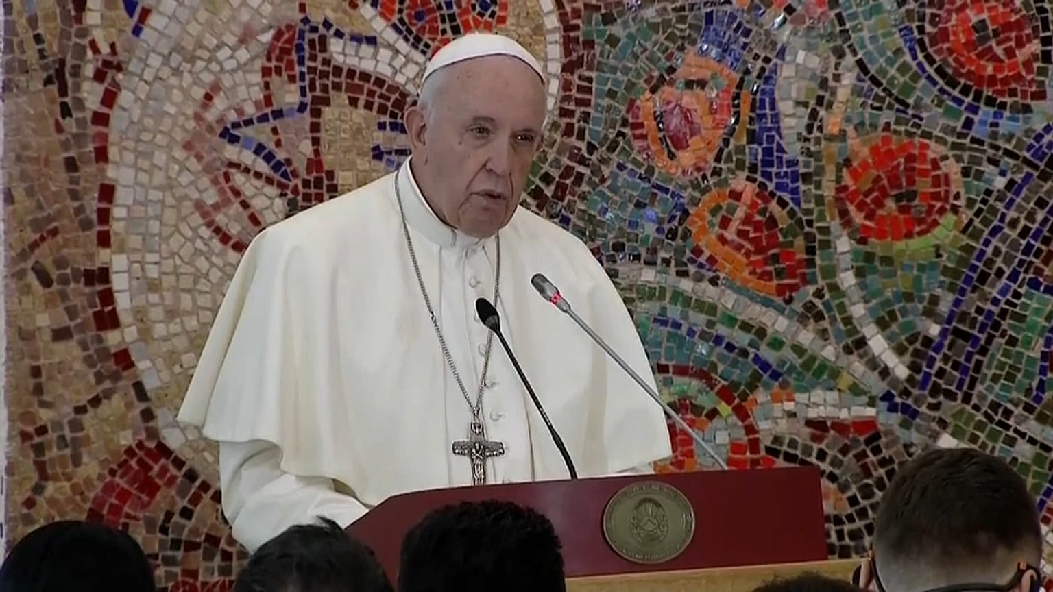 Le pape François vante la "mosaïque" des cultures en Macédoine du Nord