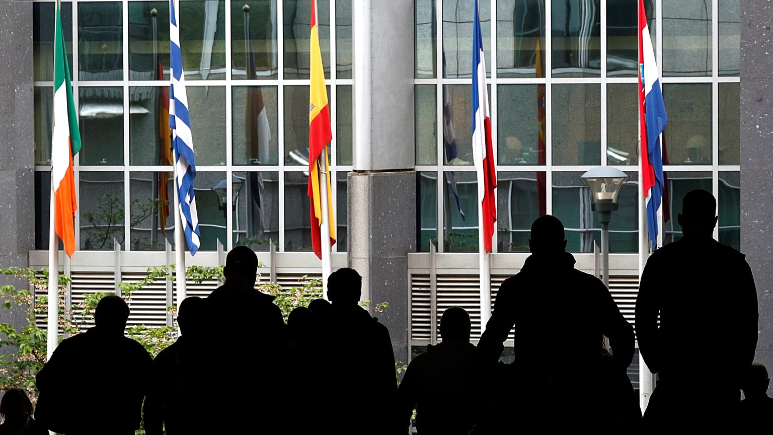 The European Parliament building in Brussels