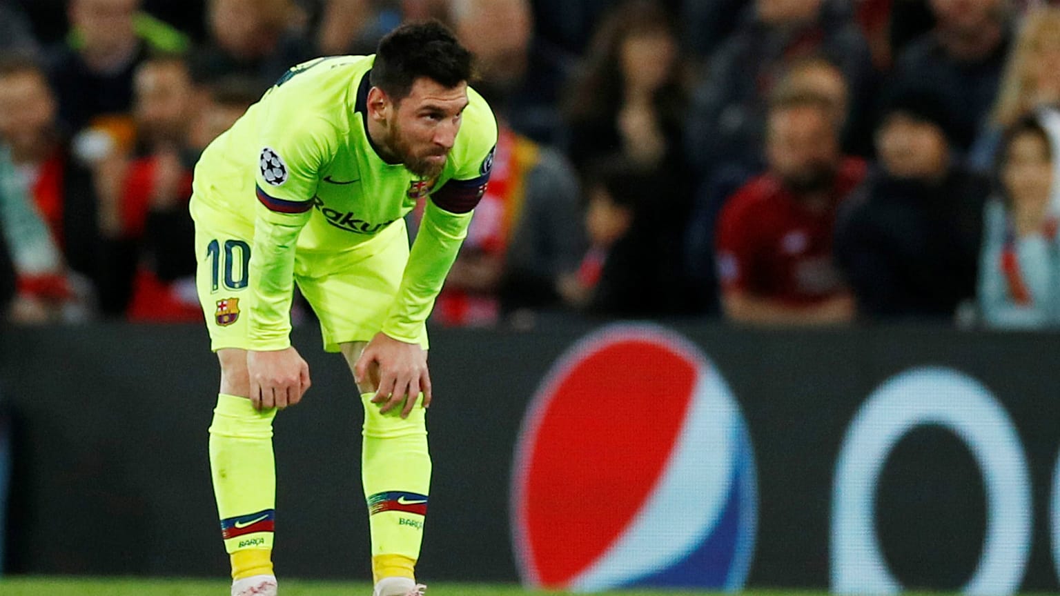 Leo Messi: niente Champions. 