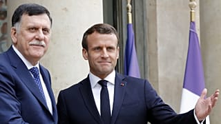 Macron con al-Serraj