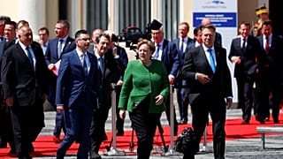 Líderes europeus em Sibiu