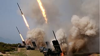 North Korea fires projectiles from area known to be used by military