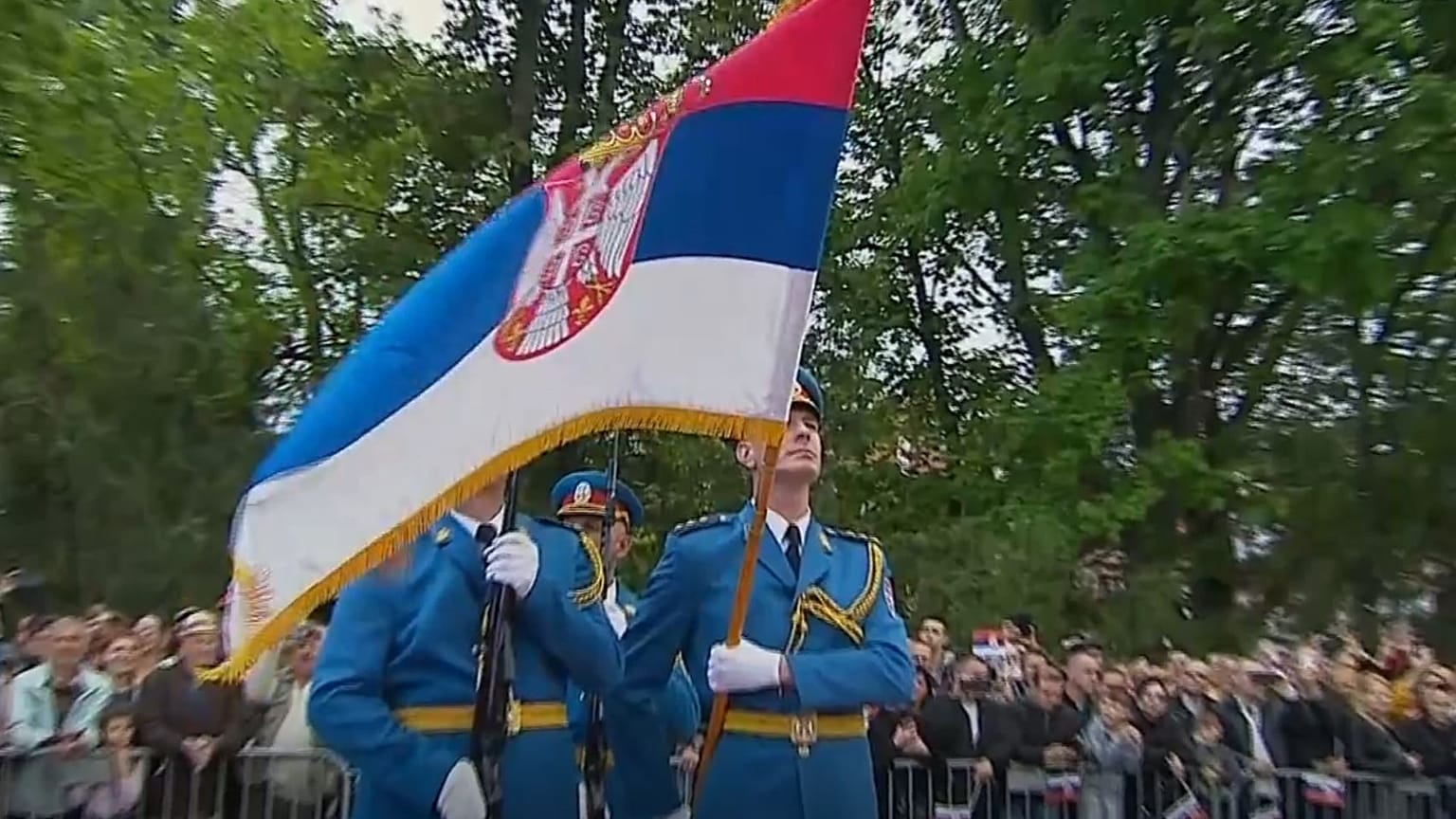 Watch: Serbia holds a military parade as a show of military might in a tense region